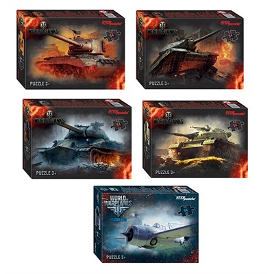 Пазл 54 World of Tanks 71171 Степ /40/ - фото 69887089