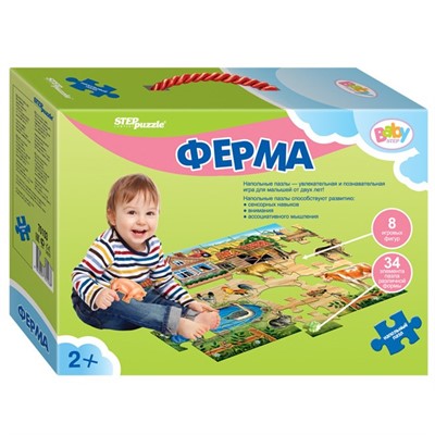 Пазл напольный Ферма 70103 Степ /4/ - фото 69887137