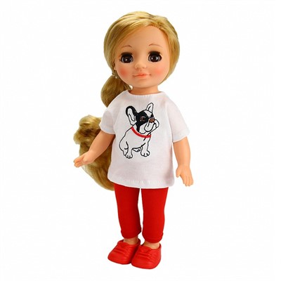 Кукла Ася с бульдожкой В3970 - фото 69887269