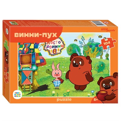 Пазл 104 Винни Пух 82034 Степ /48/ - фото 69887358