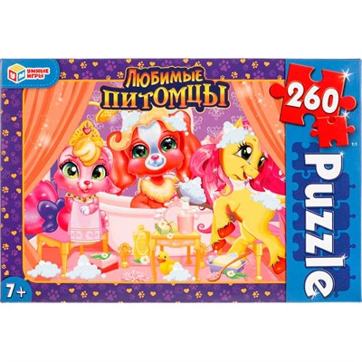 Пазл 260 Любимые питомцы 4680107915481 - фото 69887385