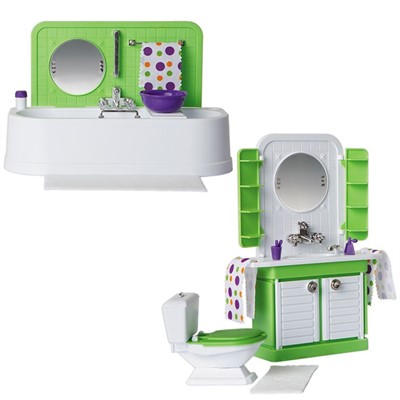 Мебель Ванная комната Конфетти Зеленая С-1583 Огонек /3/ - фото 69887462