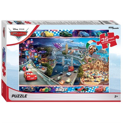 Пазл Макси 35 Тачки - 4 91271 Степ /9/ - фото 69887495