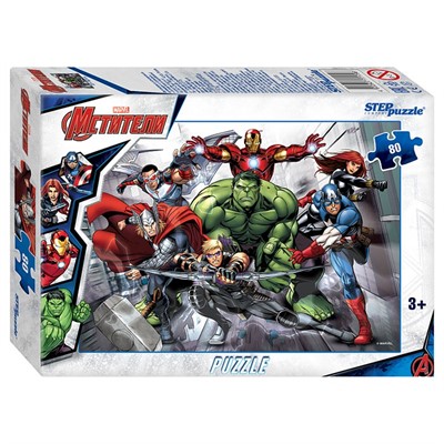Пазл 80 Marvel (new) 77179 Степ /128/ - фото 69887530