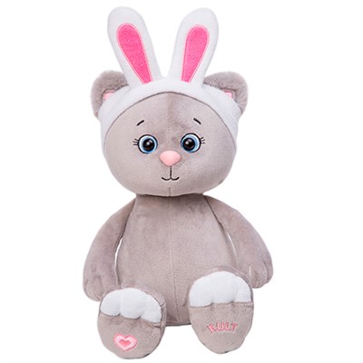 Котик Грей в повязке 25см 274/25/пв - фото 69887686