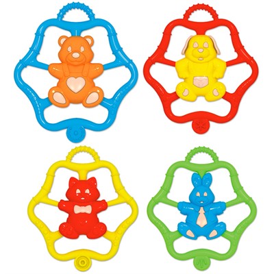 Погремушка прорезыватель  Солнечные зверята 02145 - фото 69887781