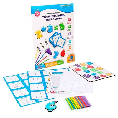 Деревянная Обучающая игра Счётные палочки. Математика 139203 - фото 69887828