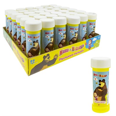 Мыльные пузыри Т22250 Маша и Медведь 60 мл 1toy - фото 69888660