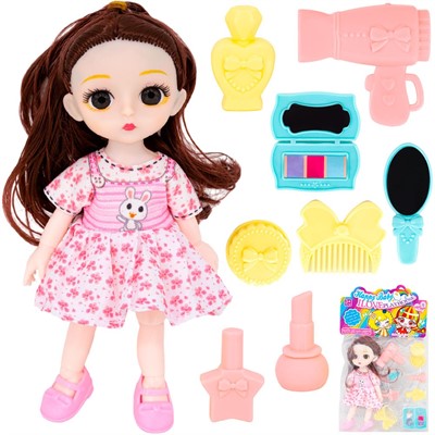 Кукла малышка 600-60 с аксесс. в пак. - фото 69888704