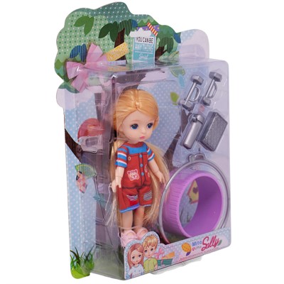 Кукла малышка 91087-G Sally спортсменка на блист. - фото 69888733