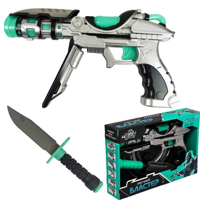 Бластер Mr Boy MK838-8 на батарейках в коробке - фото 69888744