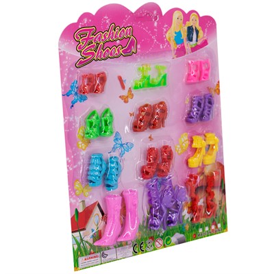 Набор обуви для куклы 878 на блист. - фото 69888794