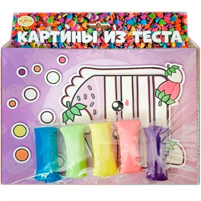 Набор для творчества Тесто для лепки ТЕСТО-ПЛАСТИЛИН "Картины из теста" GG50 СТОК - фото 69889018