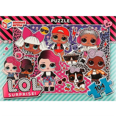 Пазл 104 ЛОЛ 4660254443730 - фото 69889306