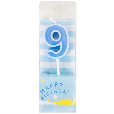 Свеча для торта Цифра 9 141V-406 - фото 69889405