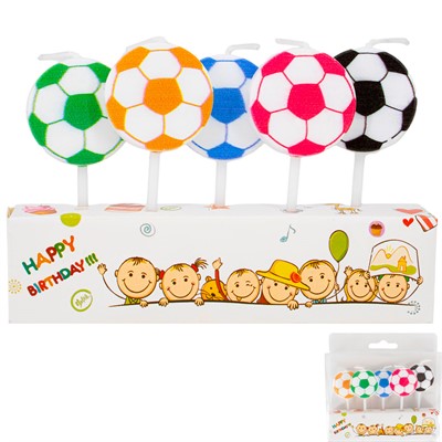 Свеча для торта 5 шт. 141V-454 - фото 69889406