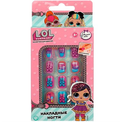 Накладные ногти ЛОЛ МИЛАЯ ЛЕДИ 113091-LOL-ML - фото 69889419