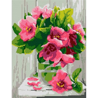 Набор для творчества Алмазная мозаика 30*40 см полное заполнение Цветы Ам-032 LORI - фото 69889771