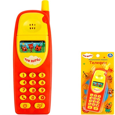 Телефон Три Кота 35 песен,звуков Умка ZY1272023-R1 - фото 69890394