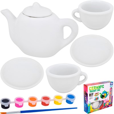 Набор посуды керамика 868-E29 с красками в кор. - фото 69890453