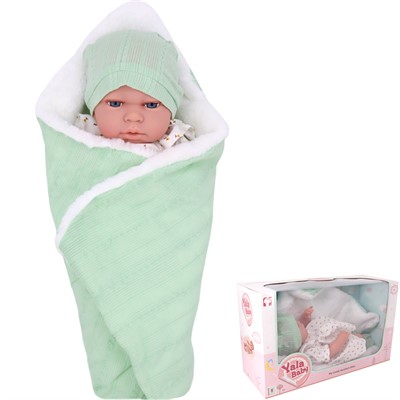 Пупс Yala Baby YL2416A-G в конверте с аксесс. в кор. - фото 69890496