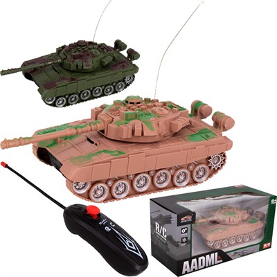 Танк на радиоуправлении 383-1 в коробке - фото 69891308