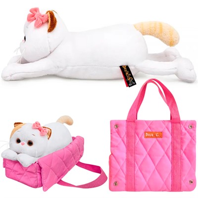 Ли-Ли Кошечка в сумке-переноске (лежачая) LKl24-001 - фото 69891641