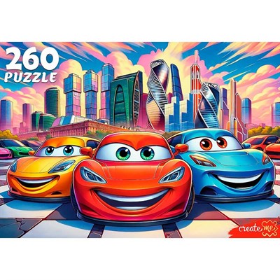 Пазл 260 Городские машинки Х260-4548 - фото 69892117