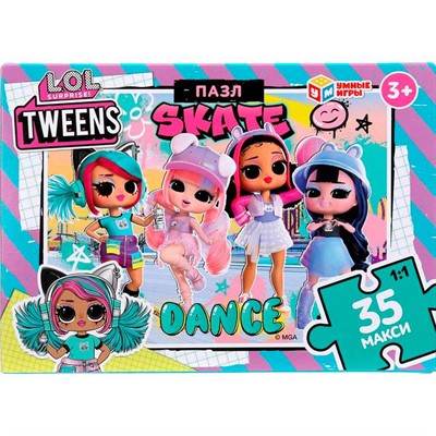 Пазл 35 LOL Tweens. ЛОЛ 4630395022552 - фото 69892286