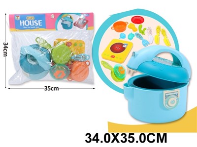 Набор посуды 1806 с плитой и мультиваркой в пак. - фото 69892555