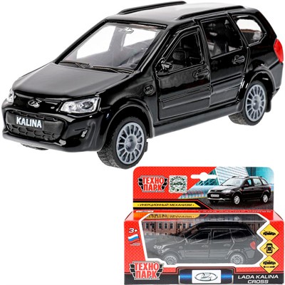 Модель SB-16-46-N(BK)-WB LADA kalina cross 12 см, дв, багаж, инерц. Технопарк в кор. - фото 69892578