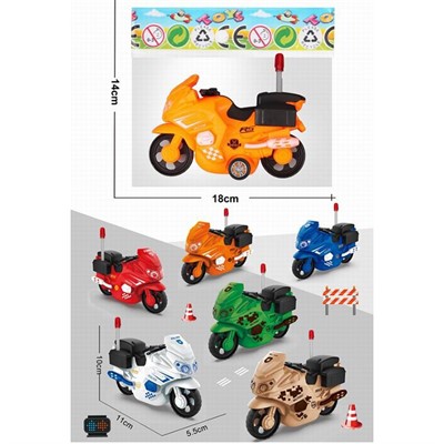 Мотоцикл DYB168-485 в пак. - фото 69892639