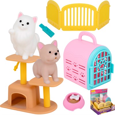 Игровой набор LD009 Питомец с аксесс. в кор. - фото 69893319