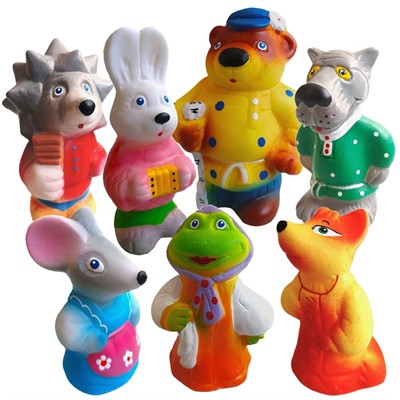 Набор резиновых игрушек Теремок СИ-577 в пакете - фото 69894100