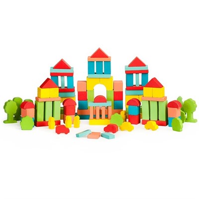 Деревянный конструктор "Краски Дня" Утро 105 дет. 6674-11 - фото 69894109