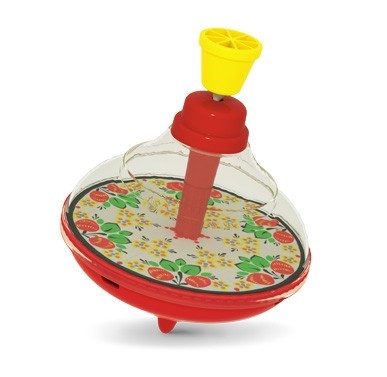 Юла 12см малая прозрачная 01342 /25/ - фото 69894888