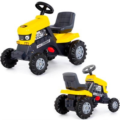 Каталка трактор с педалями "Turbo" (жёлтая) 89311 П-Е /1/ - фото 69895068