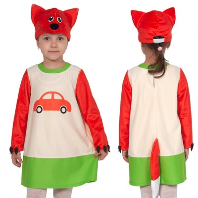 Карнавальный костюм Лисичка К 104-110  XS 4-5 лет /текстиль/ - фото 69895088