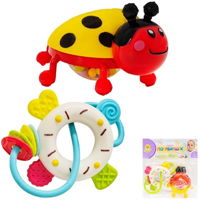 Набор погремушек Levatoys 8395A-21YS в ассор. в пак. - фото 69895191