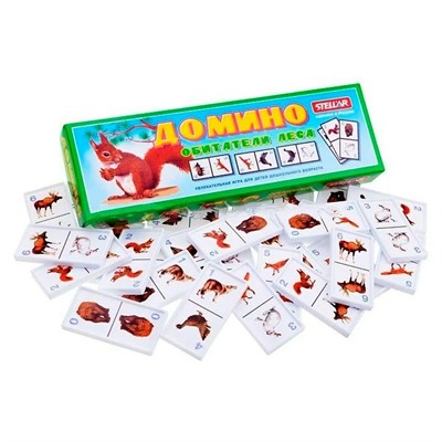 Домино Обитатели леса бол. 00018 /16/ - фото 69895210