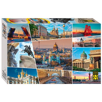 Пазл 1500 Санкт-Петербург. Город белых ночей 83078 Степ /9/ - фото 69895334