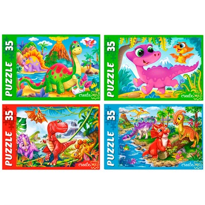 Пазл 35 Мир динозавров №43 П35-2720 - фото 69895375