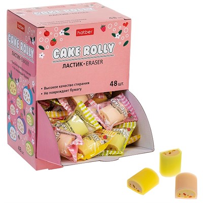 Ластик PVC Cake Rolly/Рулетики ER_083266 Hatber - фото 69895888