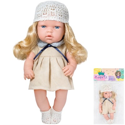 Пупс Miss Kapriz MK2312K-BH 30 см. в пак. - фото 69895899