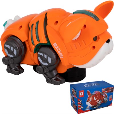 Игрушка на батарейках ZR183 Собака в коробке - фото 69895966