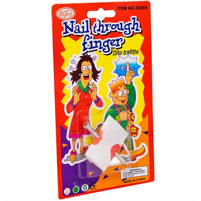 Игров. набор - прикол, палец с гвоздем FG230725302M СТОК - фото 69896161