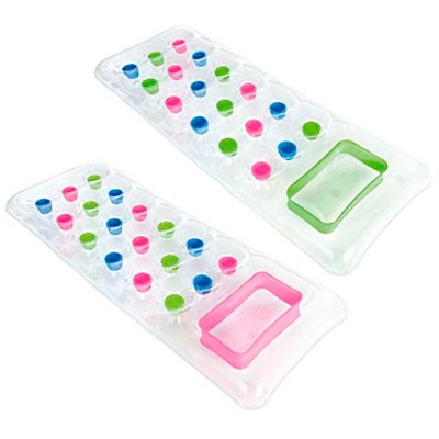 Матрас для плавания прозрачн. 188х71см с59894 - фото 69896455