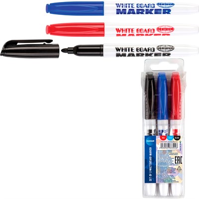 Набор из 3-х маркеров д/ досок 83392 - фото 69896713