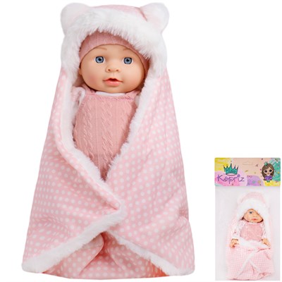 Пупс Miss Kapriz MK2330-BD 30 см. в конверте в пак. - фото 69896714