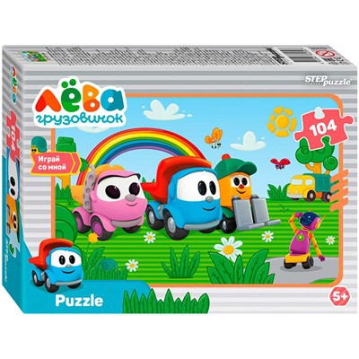 Пазл 104 Грузовичок Лёва. Друзья 82259 Степ /48/ - фото 69896725